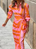 Women’s Vibrant Wrap Dress Stylish Spring Design 0