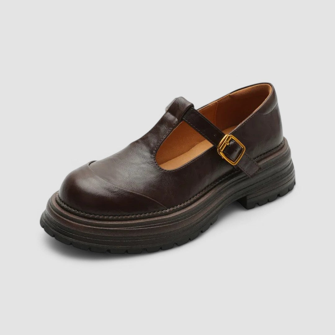 Women’s Vintage-Inspired Platform T-Strap Casual Shoes 2