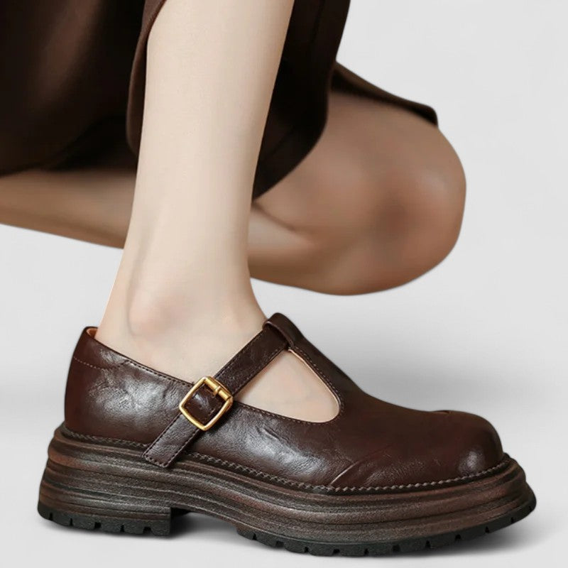 Women’s Vintage-Inspired Platform T-Strap Casual Shoes 3