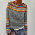 Women’s Vintage Style Comfortable Sweater Elegant Retro Design 0