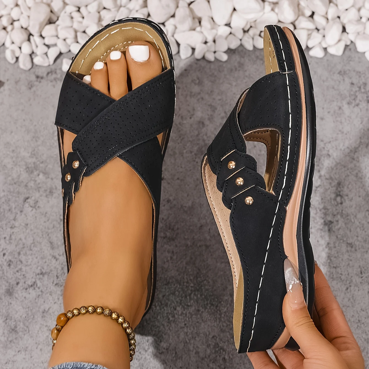 Women’s Wedge Sandals Lightweight Supportive Summer Style 10