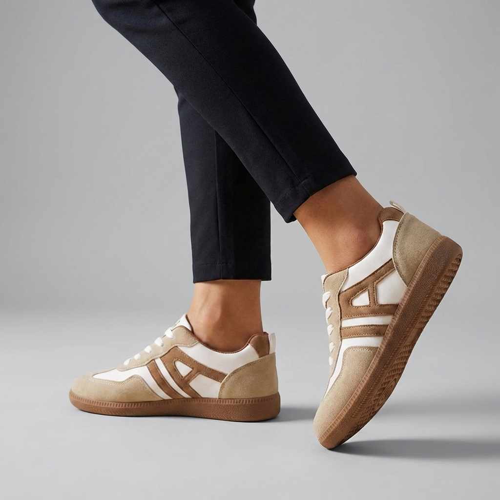 Women’s White Low-Top Sneakers Modern Casual Style for Summer 0
