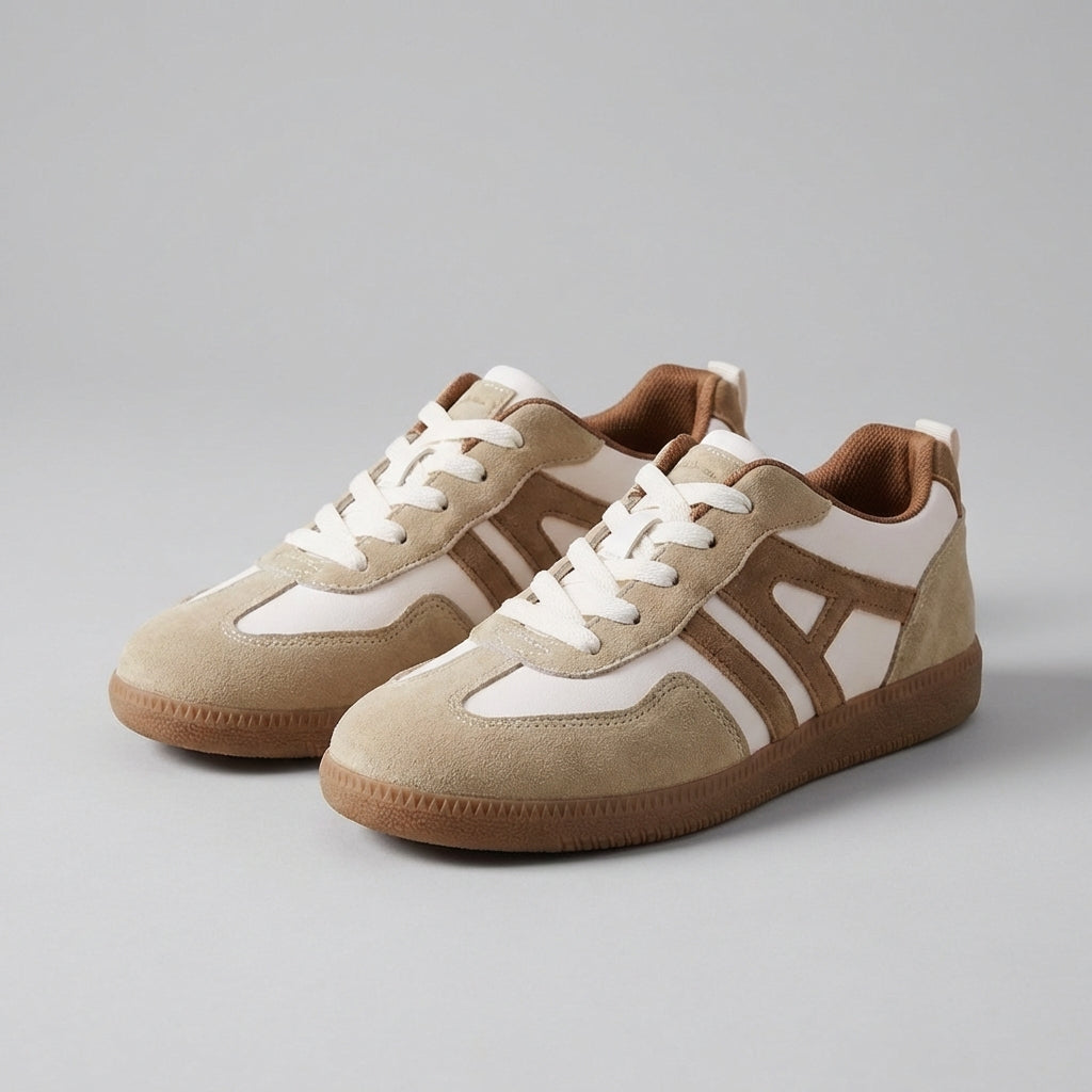 Women’s White Low-Top Sneakers Modern Casual Style for Summer 1
