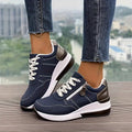 Women’s White Sneakers Comfortable Lace-Up Design for Walking 0