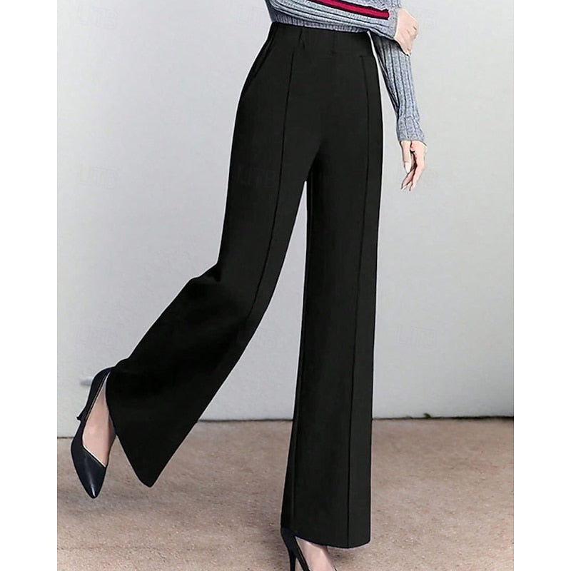 Women’s Wide Leg Pants High Waist Tailored Style 1