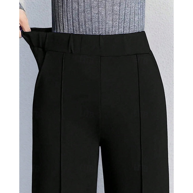 Women’s Wide Leg Pants High Waist Tailored Style 3