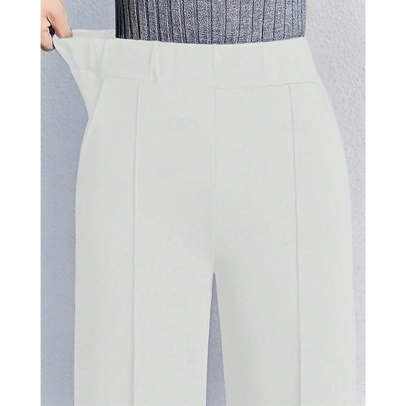 Women’s Wide Leg Pants High Waist Tailored Style 7