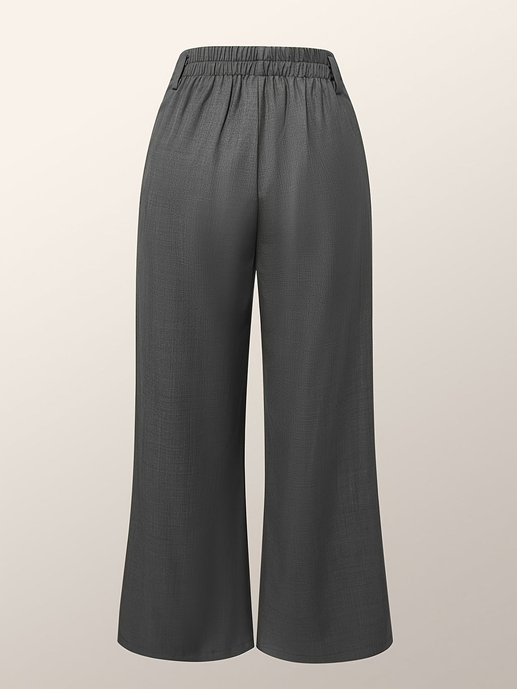 Women’s Wide Leg Trousers with Front Slit Elegant Fit 2