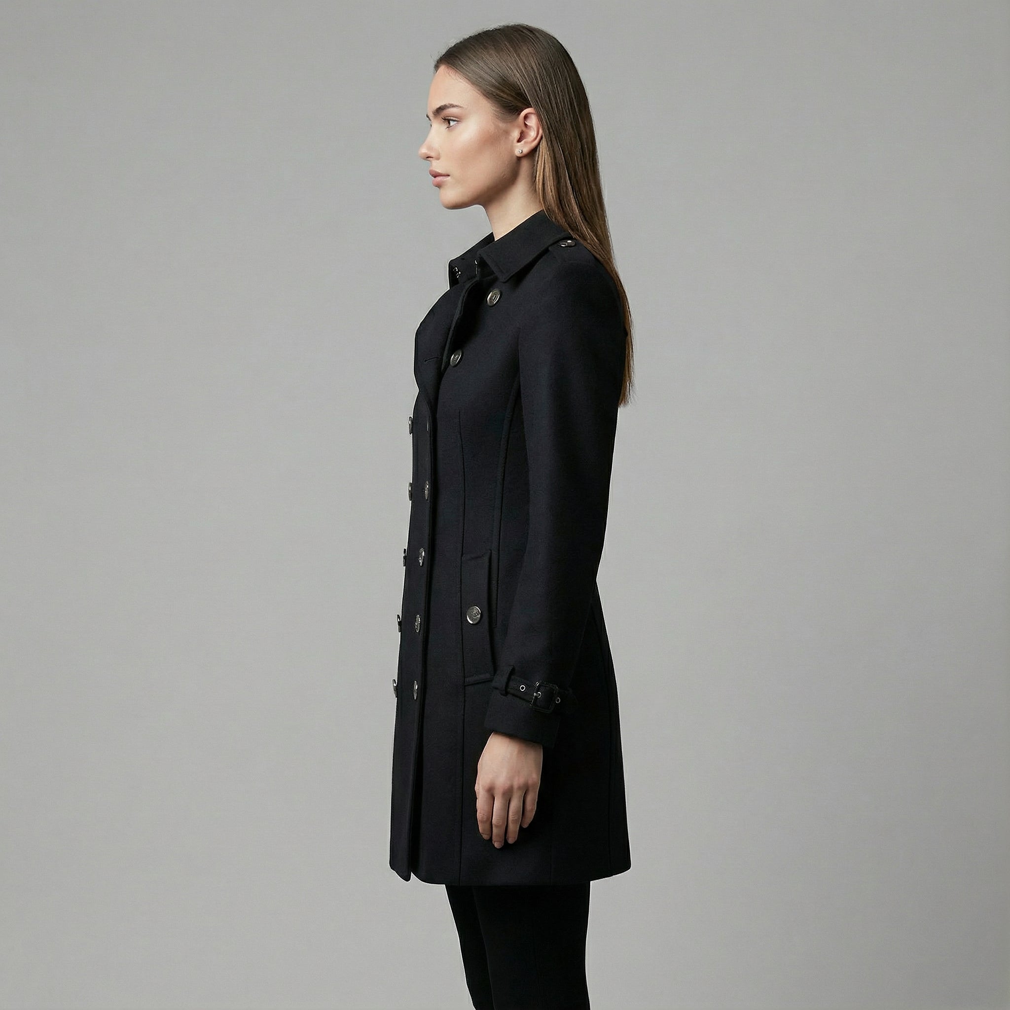 Elegant Tailored Coat for Versatile Wear