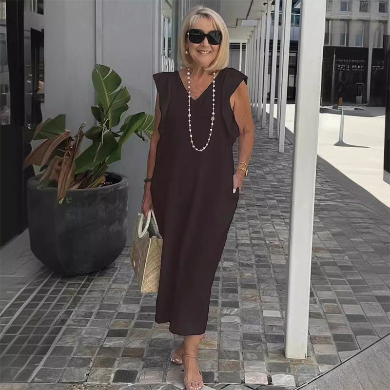 Bonnie | Stylish V-Neck Loose-Fit Summer Dress